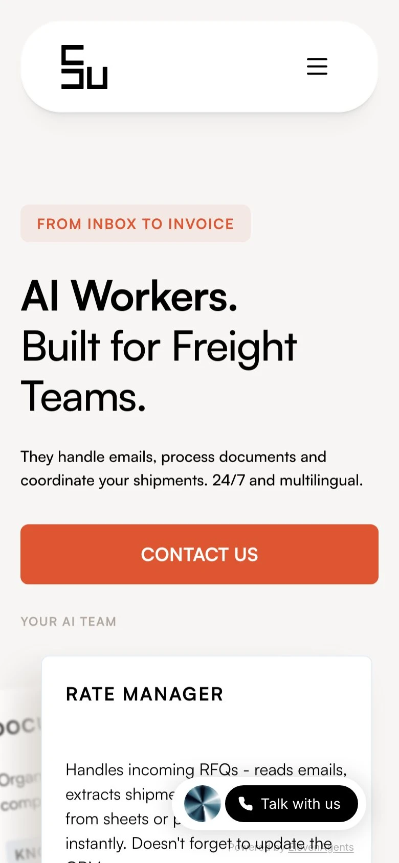 5U AI mobile view