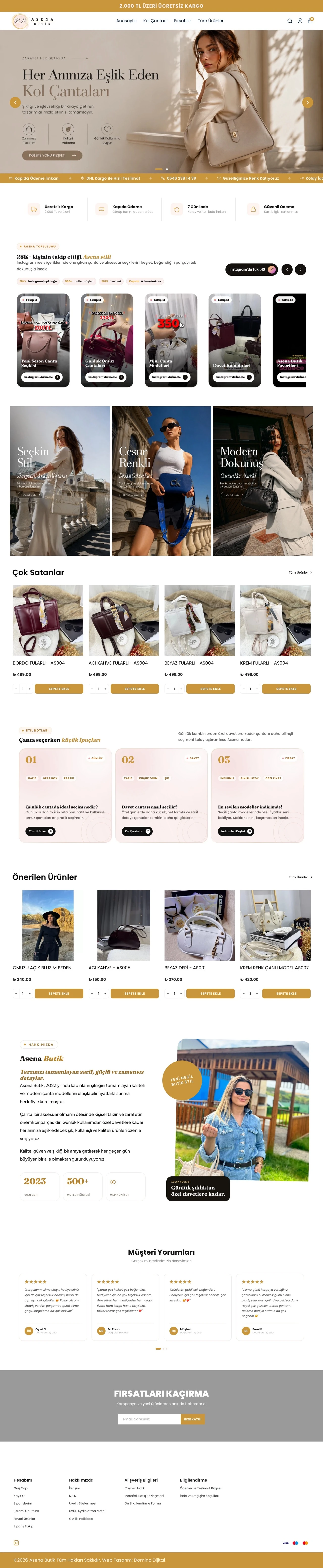 Asena Boutique full-page view