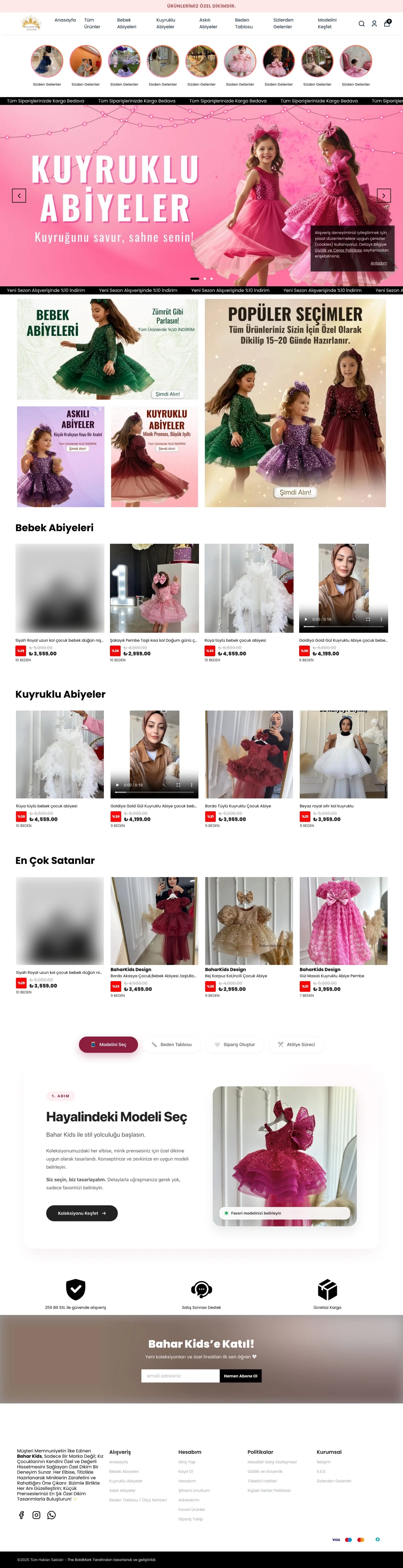 BaharKids full-page view