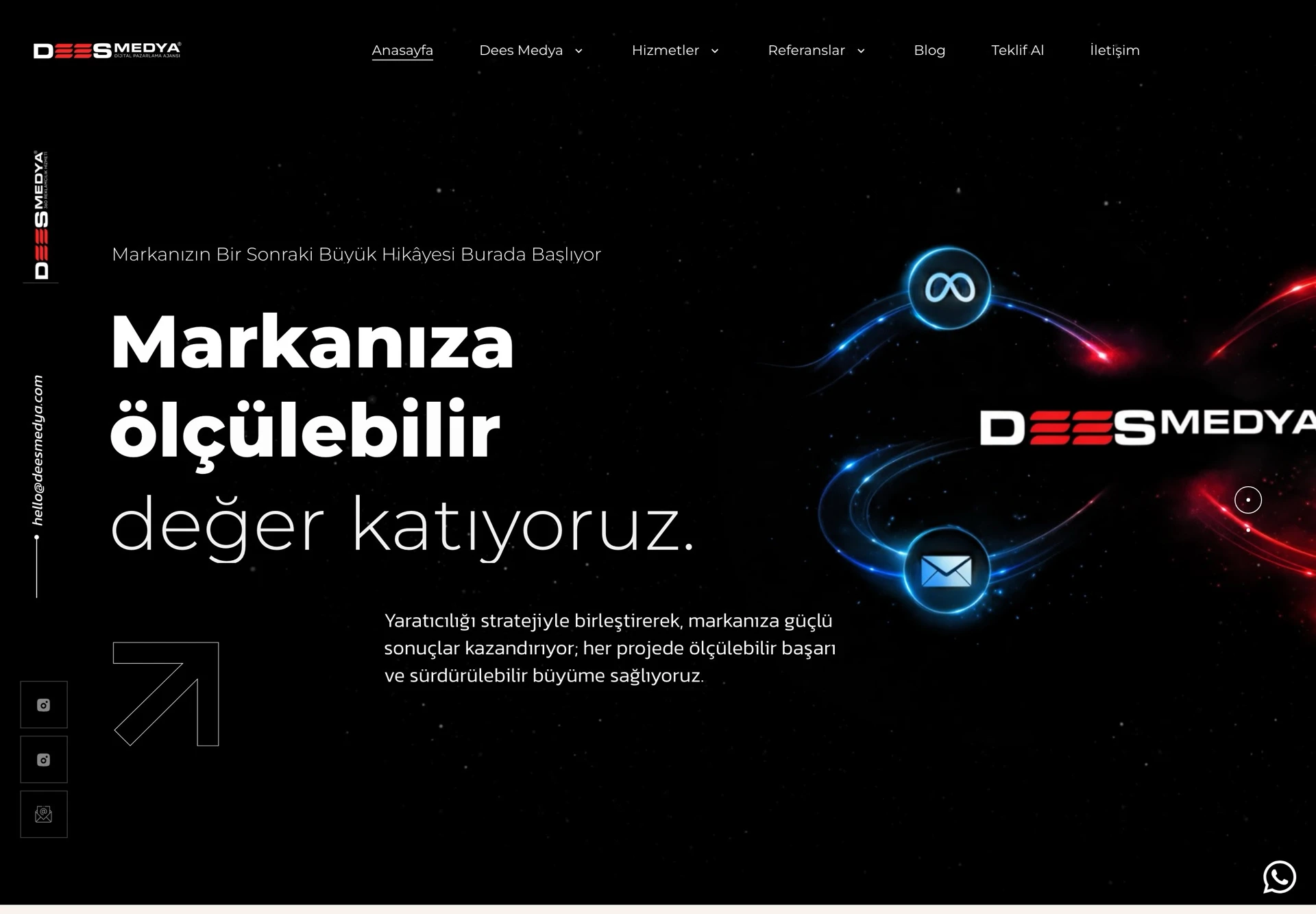 Dees Media website