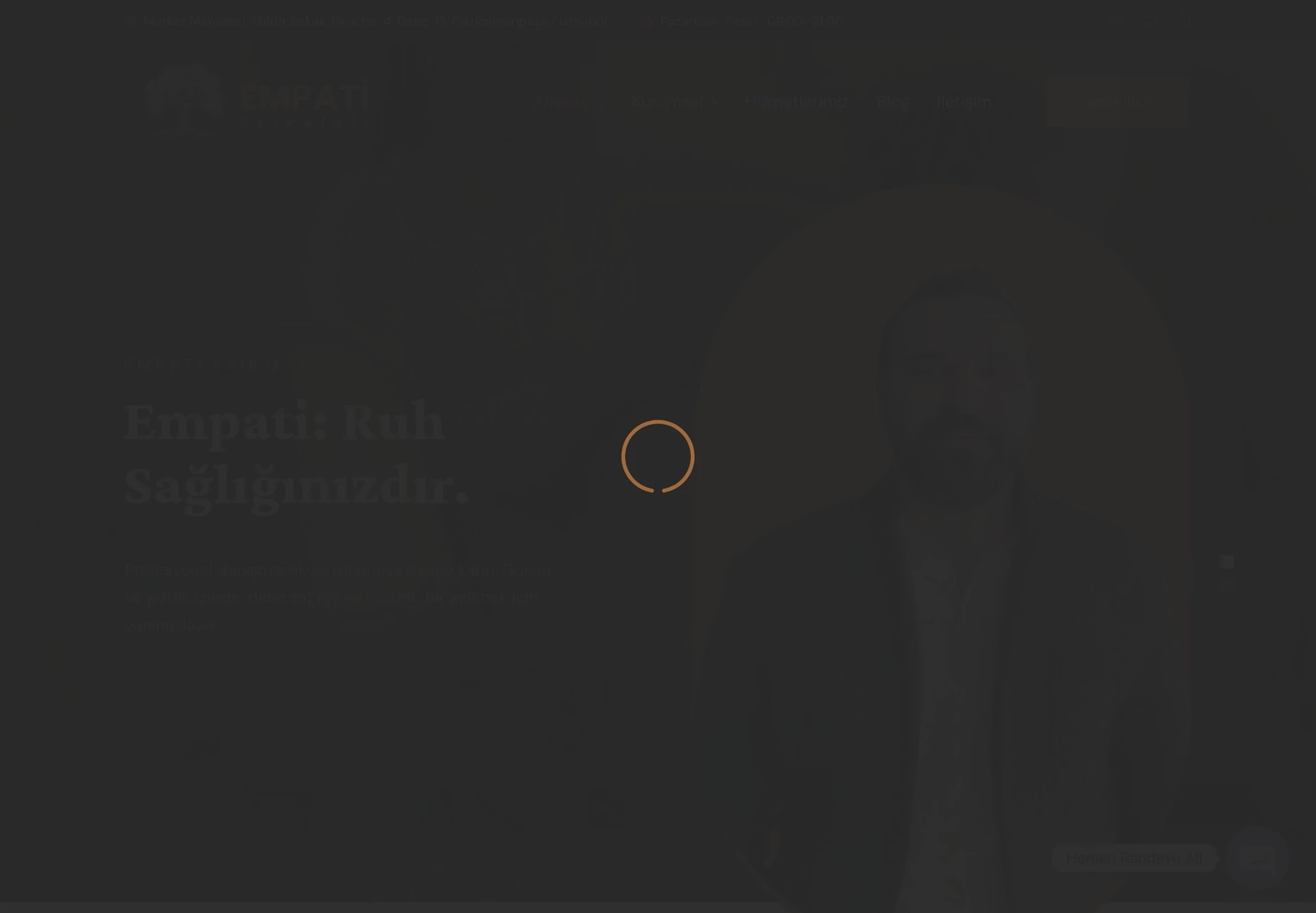 Empati Psychology website
