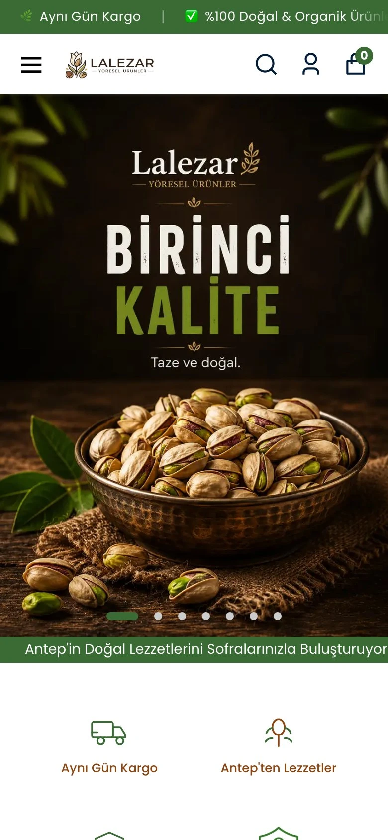 Lalezar Regional Foods mobile view