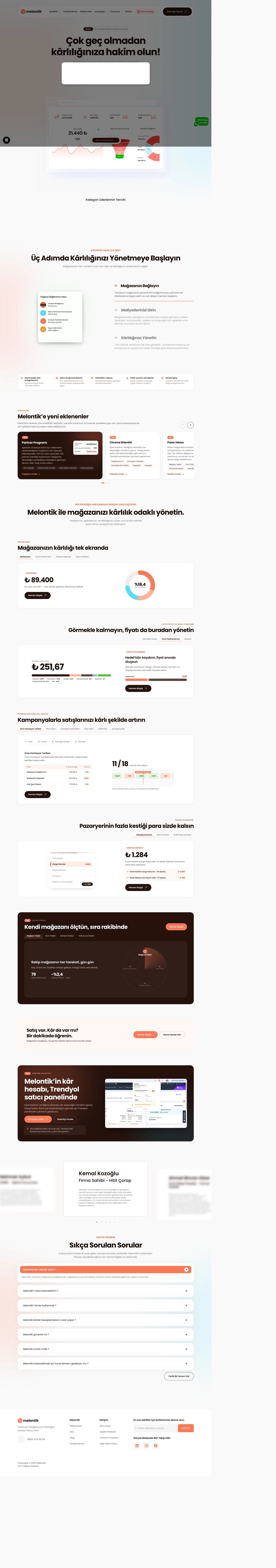 Melontik full-page view