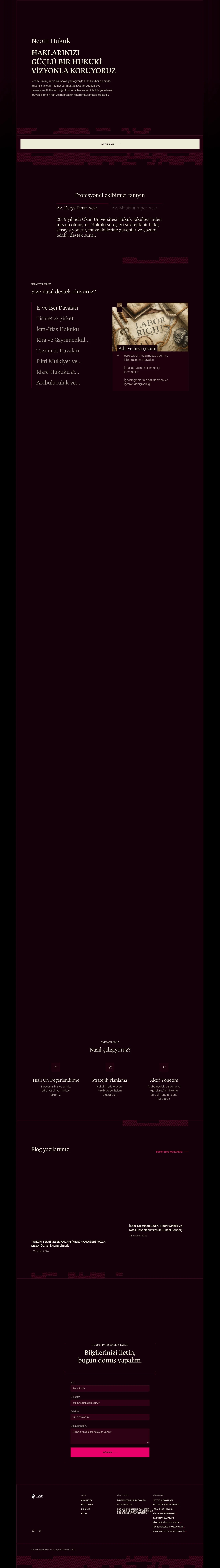 NEOM Law full-page view