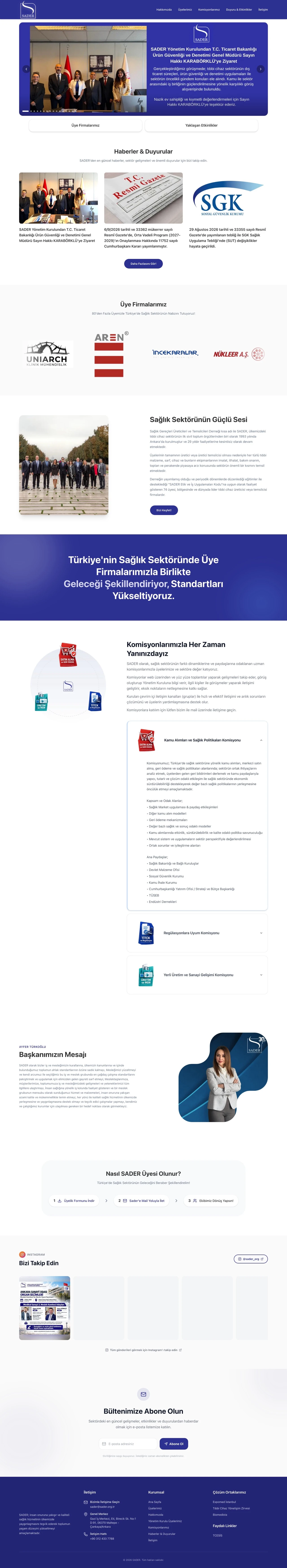 SADER full-page view