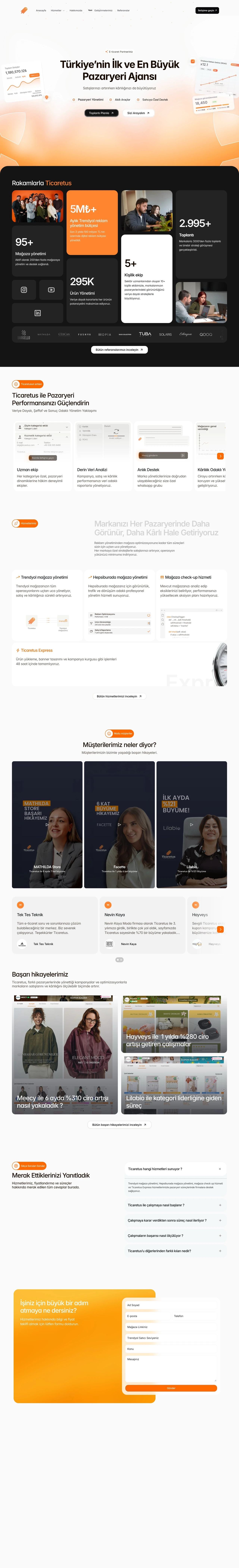 Ticaretus full-page view