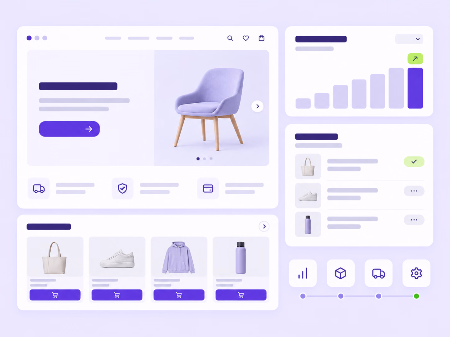 Storefront and sales together
