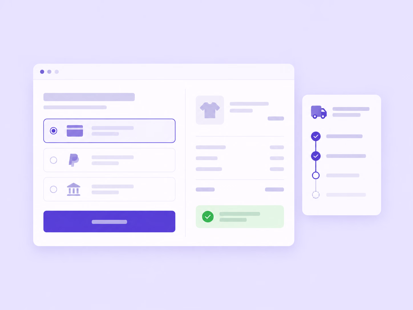 Payments and shipping set up